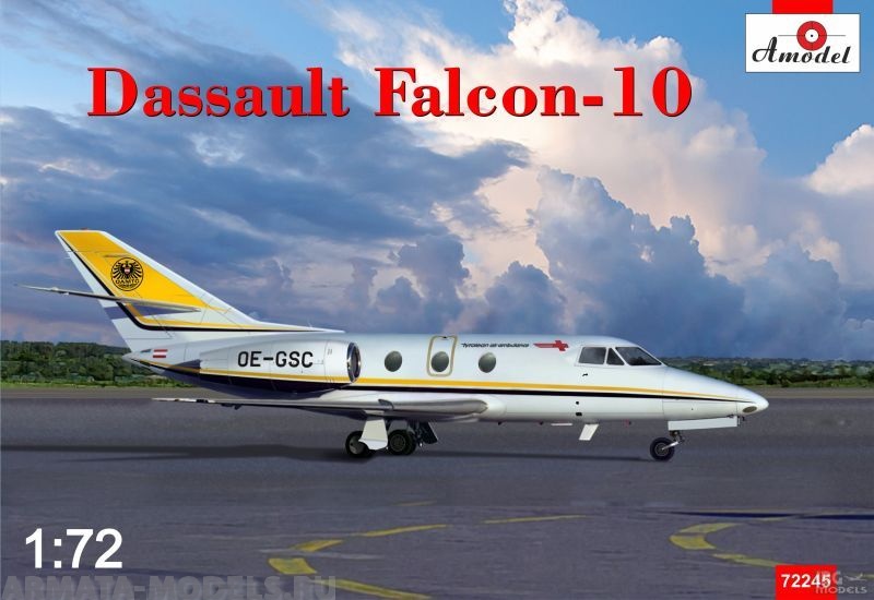 AM72245 Самолет D.Falcon 10 Amodel