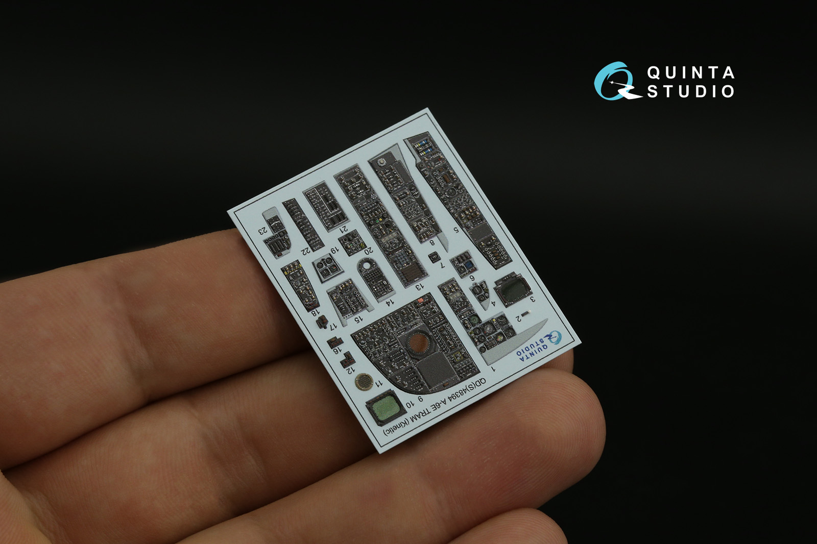 QD48394 3D Декаль интерьера кабины A-6E TRAM (Kinetic)