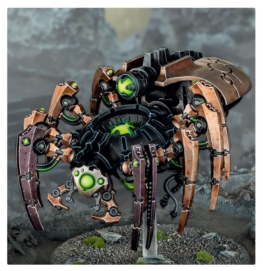 49-16GW Набор Некроны. Каноптековый Паук (Necrons Canoptek Spyder)