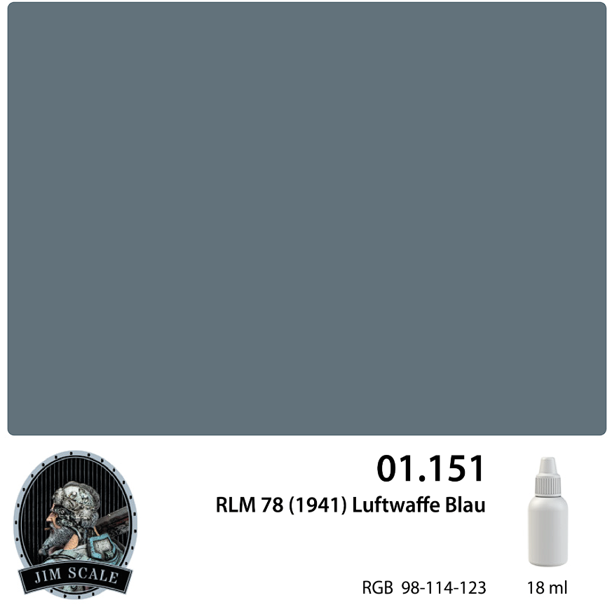 01.151JIM Краска RLM 78 (1941) Luftwaffe Blau