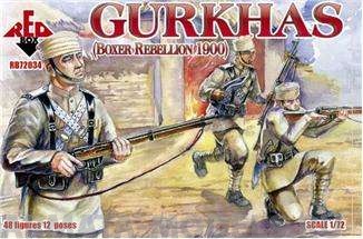 RB72034 Фигуры Ghurkas 1900 (Boxer Rebellion) 