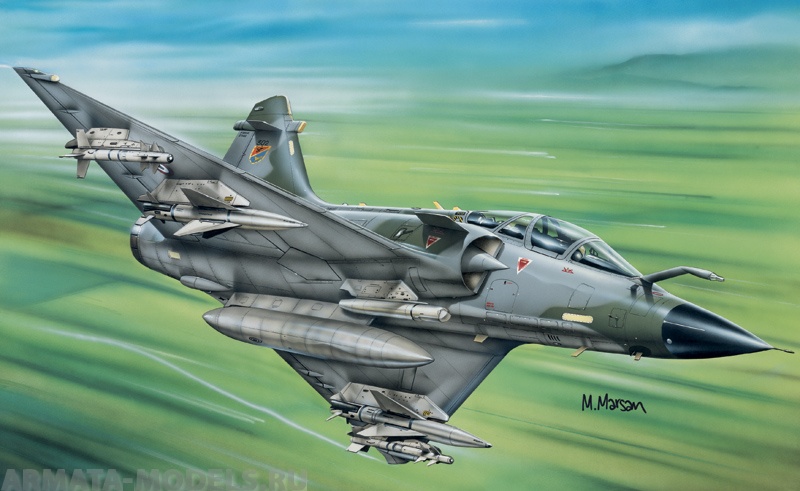 023ИТ Самолет Mirage 2000D Italeri