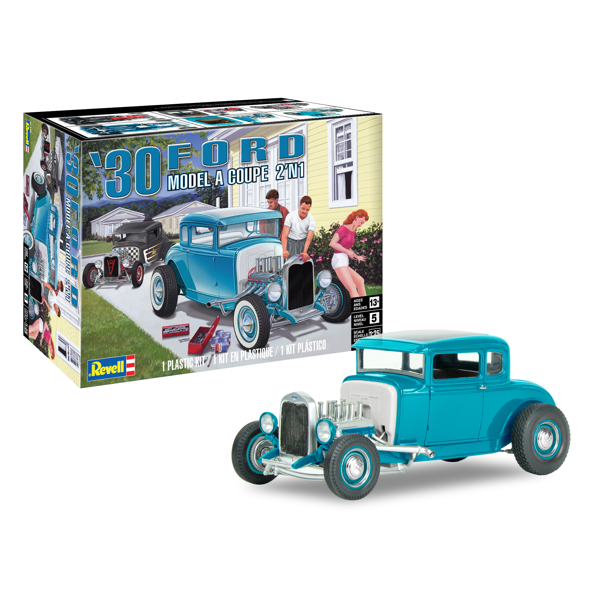 14464RE Автомобиль  1930 Ford Model A Coupe Revell