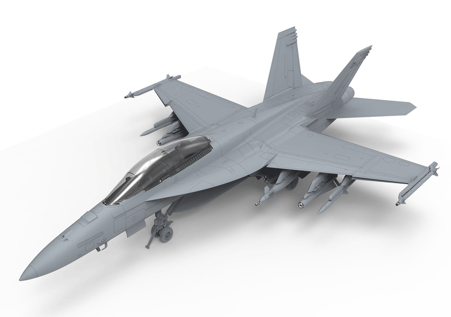 LS-013 Сборная модель истребителя  Boeing F/A-18F Super Hornet Meng