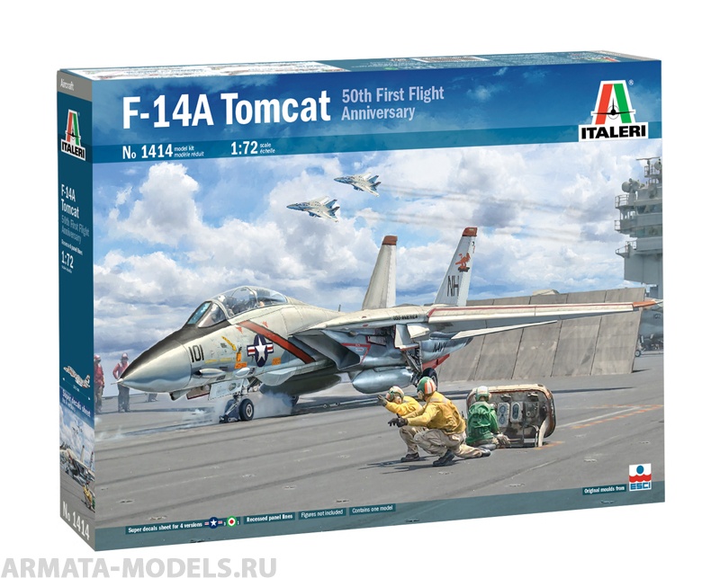 1414ИТ Самолет F-14 TOMCAT (10013160/050320/0115752, ИТАЛИЯ ) Italeri
