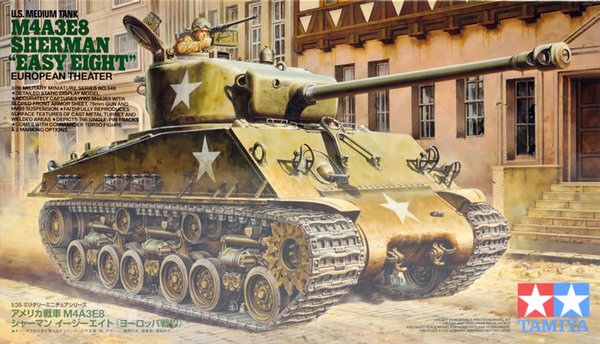 35346T Американский танк Medium Tank M4A3E8 Sherman - Easy Eight European Theater Tamiya