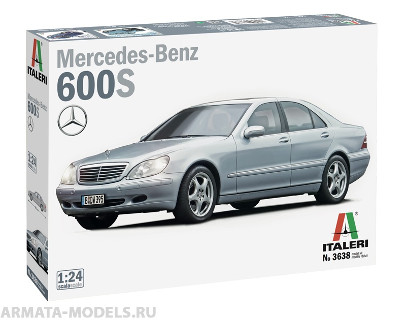 3638ИТ Mercedes Benz 600S Italeri