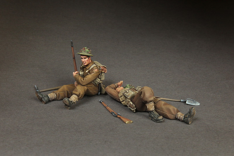3617SOGA British infantrymans at rest. SOGA Miniatures