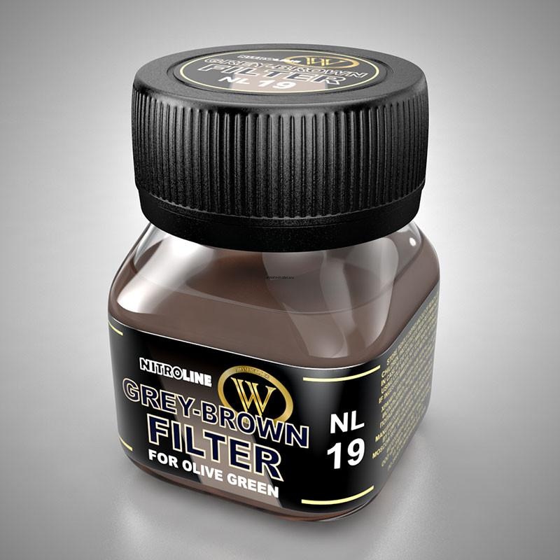 NL-19 Жидкий фильтр серо-коричневый