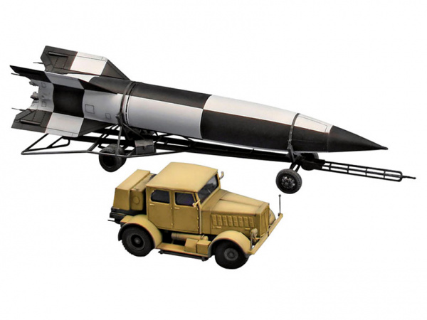 03310RE Военная техника SS-100 Gigant + Transporter + V2 Revell