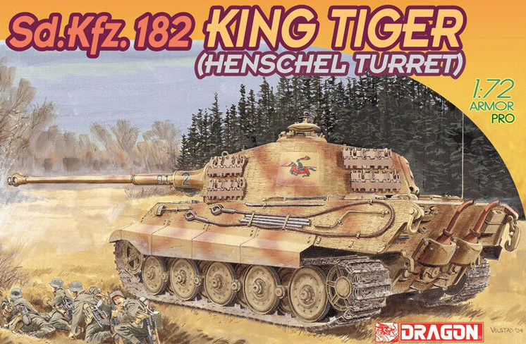 7246Д Sd.Kfz.182 Kingtiger Henschel Turret Dragon