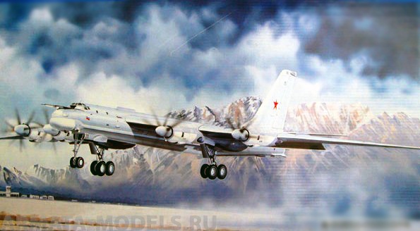 01601 Самолет  Ту-95МС Trumpeter