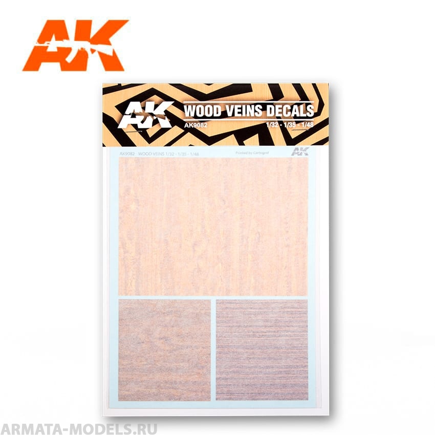 AK9082  WOOD VEINS DECAL 1/32, 1/35, 1/48