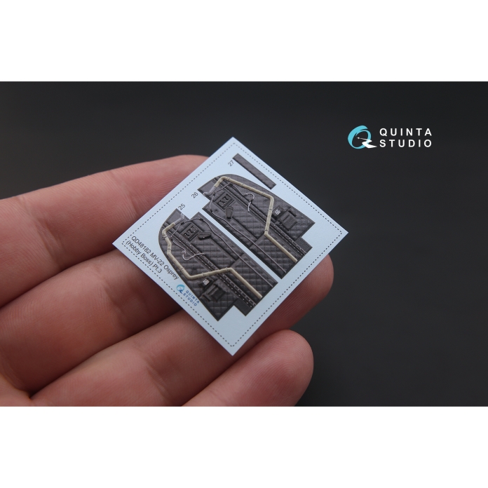 QD48182 3D Декаль интерьера кабины MV-22 Osprey (для модели HobbyBoss)