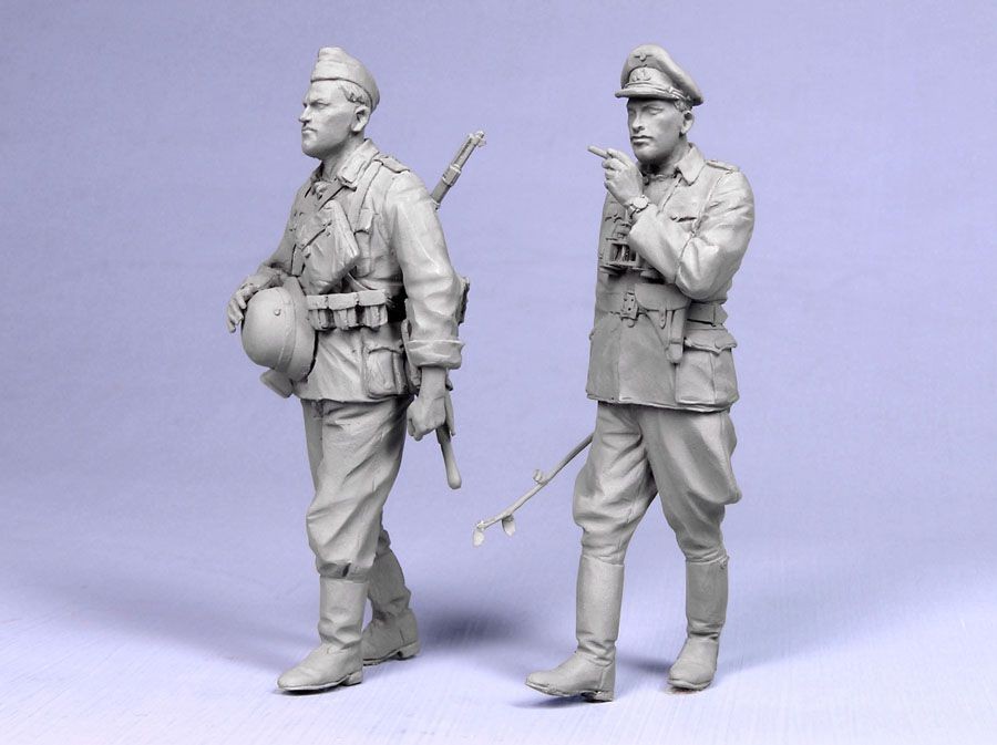 T-35076 Барбаросса Немецкий офицер и пехотинец (лето 1941 г) (2) Tank