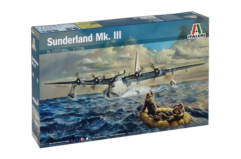 1352ИТ Самолет Sunderland Mk.III Italeri