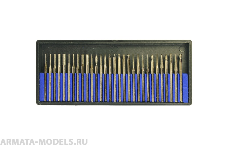 4282J Боры алмазные, набор 30 шт.