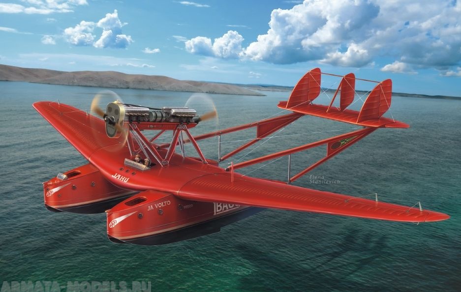 DW72015 Летающая лодка Савойя-Маркетти S.55 рекордные полеты Dora Wings