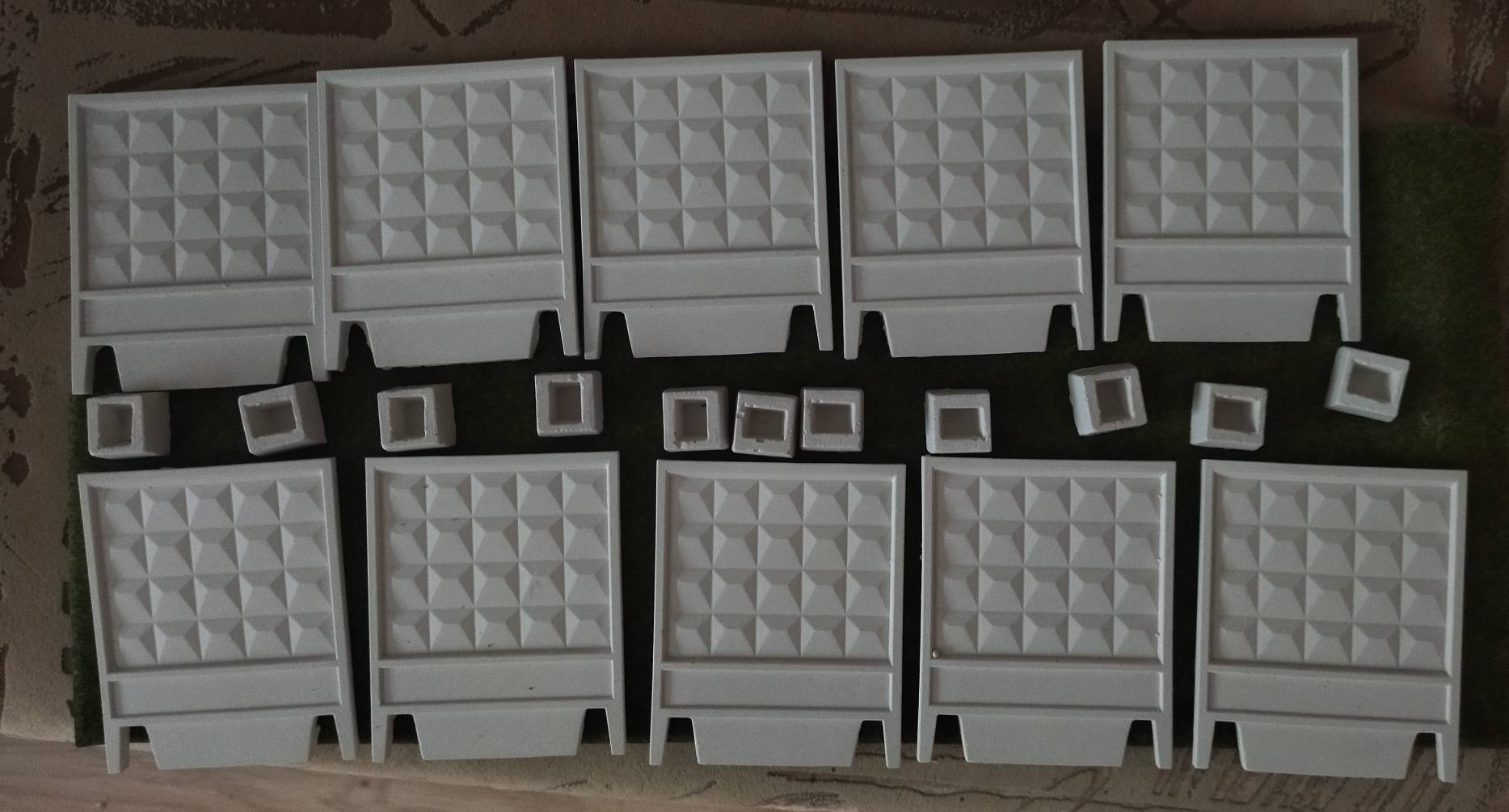 ZBD35002 бетонный забор по- 2м