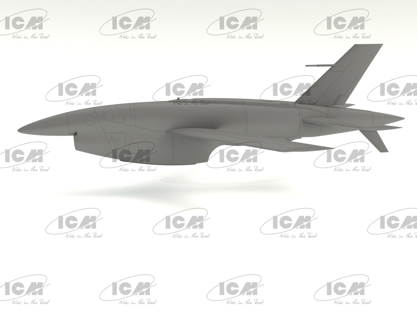 48403 BQM-34А (Q-2C) Firebee, Американский беспилотный самолет ICM