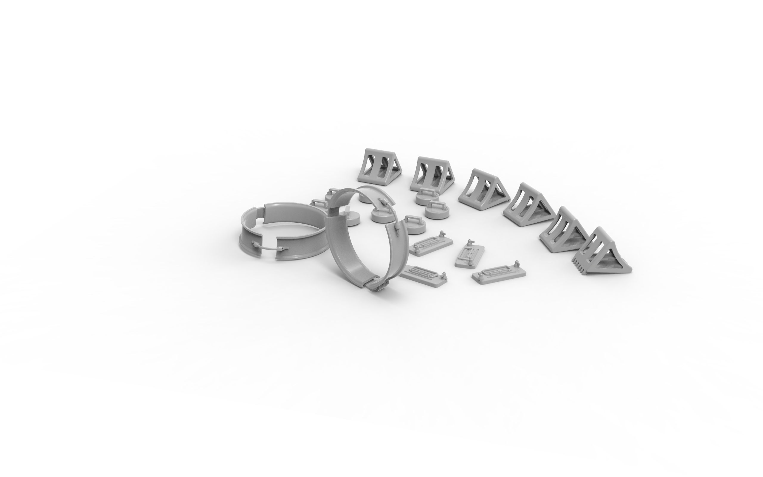 48587-1TMP Набор заглушек и колодок КА-50 Temp Models