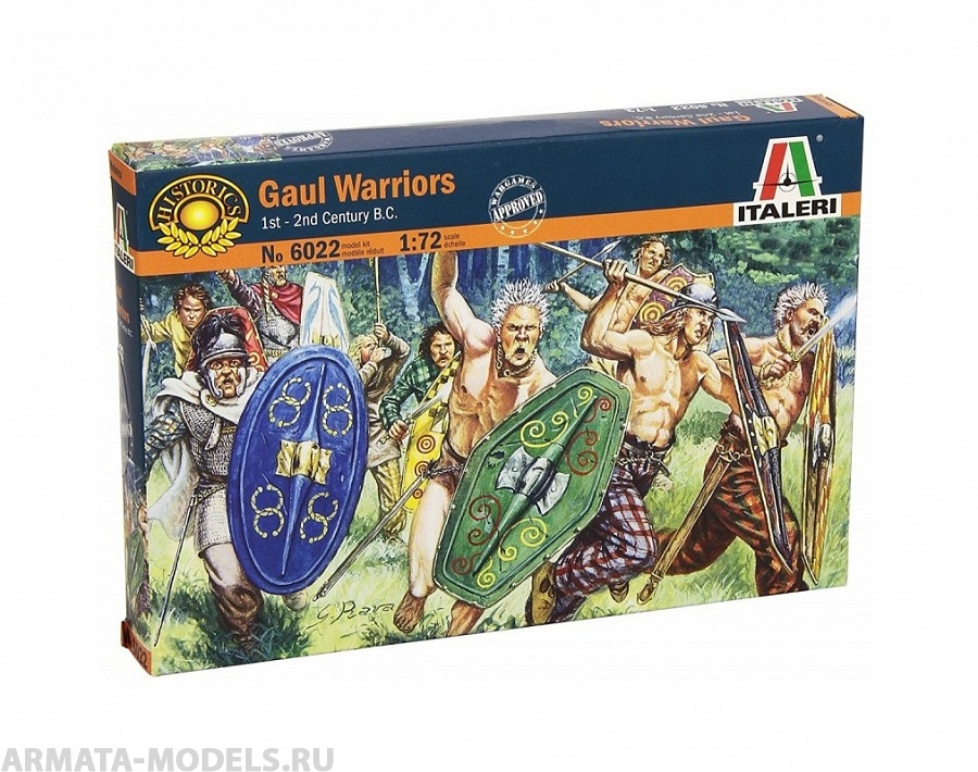 6022ИТ Солдатики GAULS WARRIORS (10013160/251219/0576192, ИТАЛИЯ ) Italeri