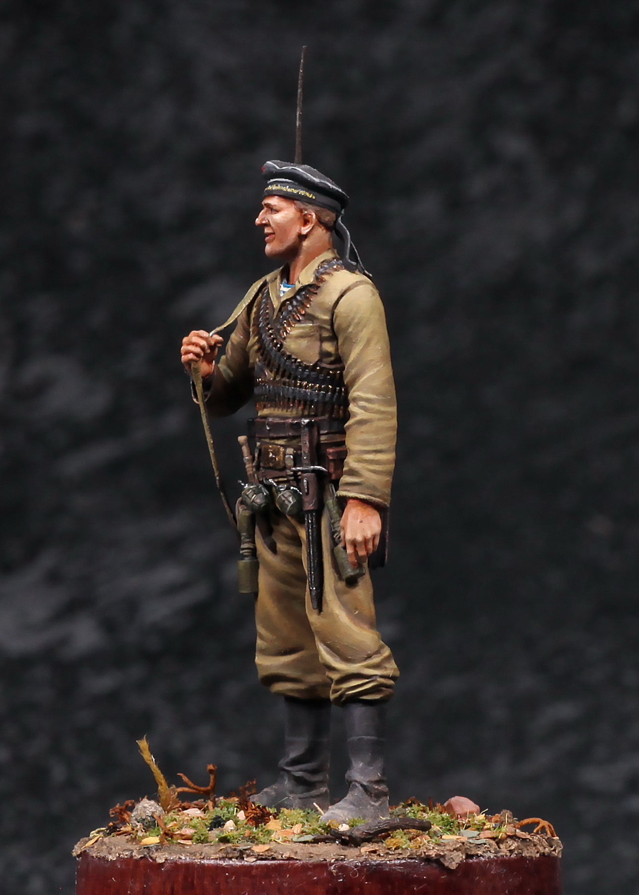 1601SOGA Командир взвода разведки 2-й бригады морской пехоты КБФ. 1941 г SOGA Miniatures