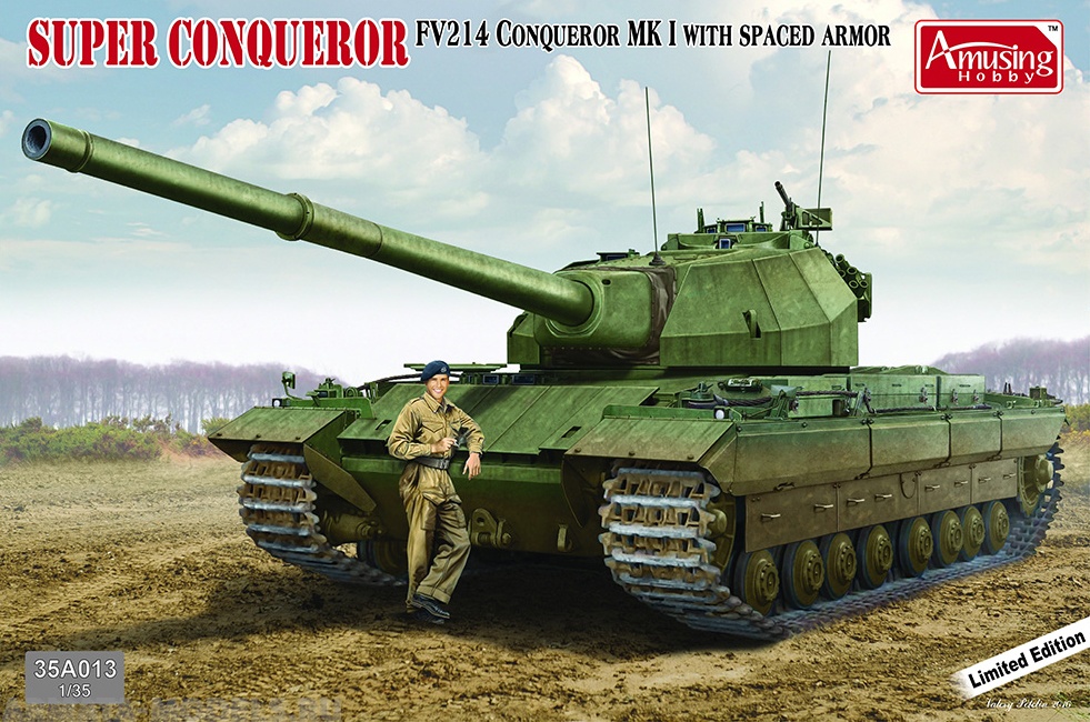 AH35A013 Британский тяжелый танк Super Conqueror Limited Edition Amusing Hobby