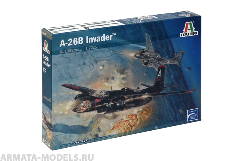 1358ИТ Самолет A-26B Invader Italeri