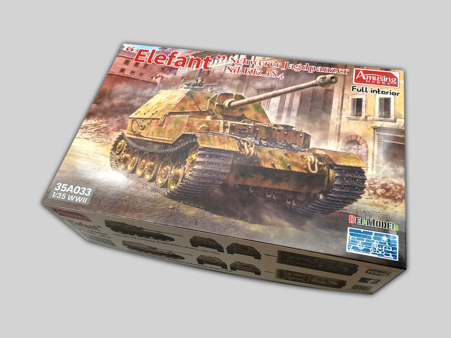 AH35A033 Elefant Schwerer Jagdpanzer Sd.Kfz.184 Amusing Hobby