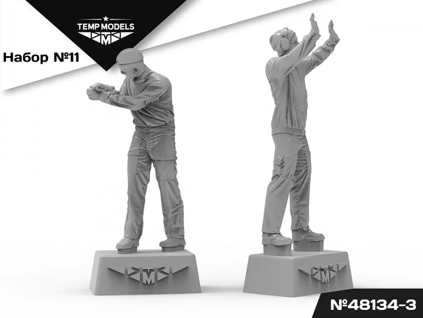 48134-3TMP Техники ВМС РФ. Набор No. 11-3 1/48 Temp Models