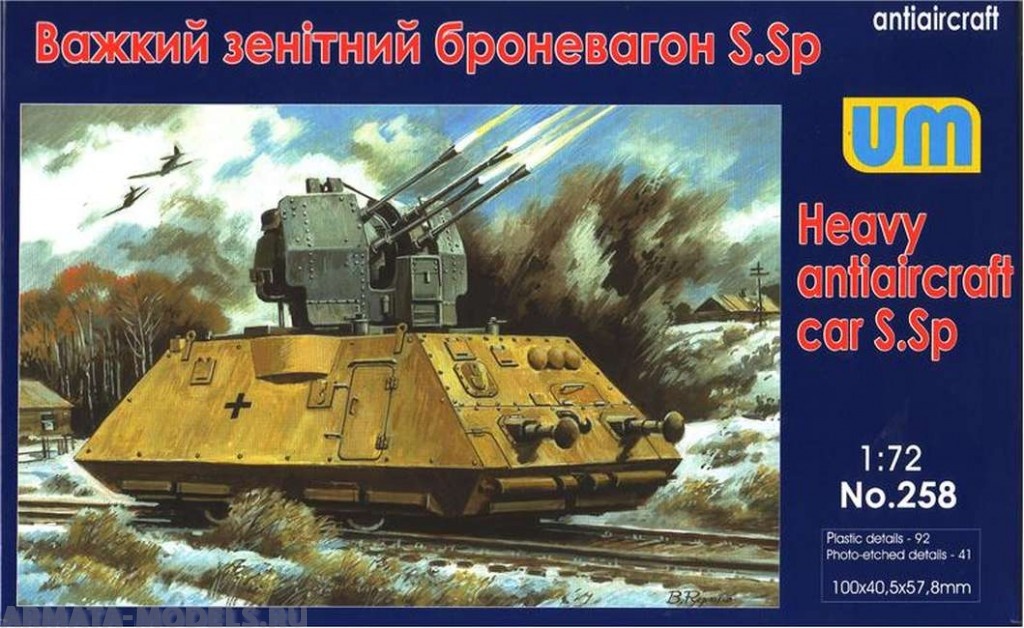Heavy antiaircraft car S.Sp UM