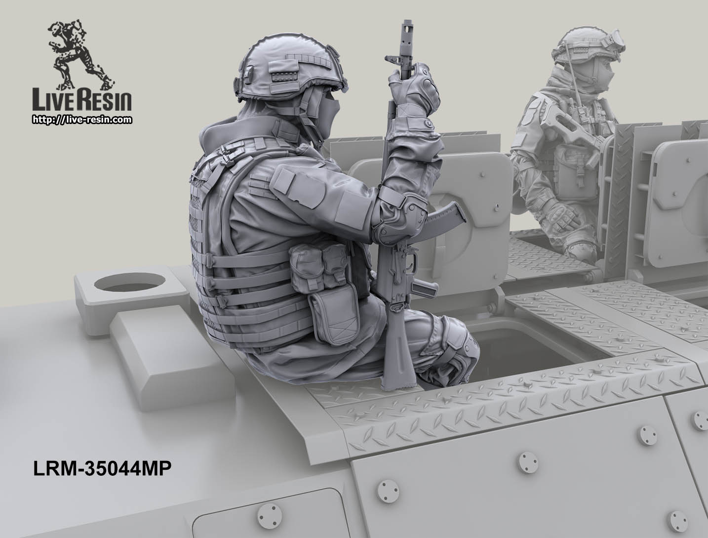 LRM35044MP Боец военной полиции РФ -6 Live Resin