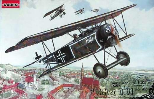Rod603 Самолёт FOKKER D.VI WWI Roden