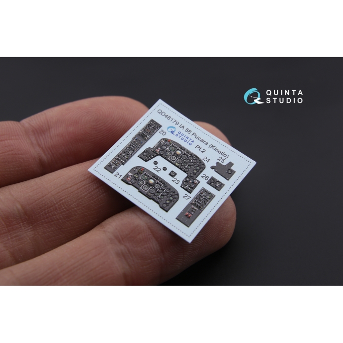 QD48179 3D Декаль интерьера кабины IA 58 (для модели Kinetic)