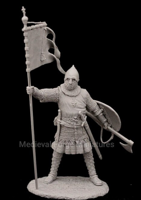 C-75-112 Фигура The Russian warrior of the 13th century Medieval Forge Miniatures