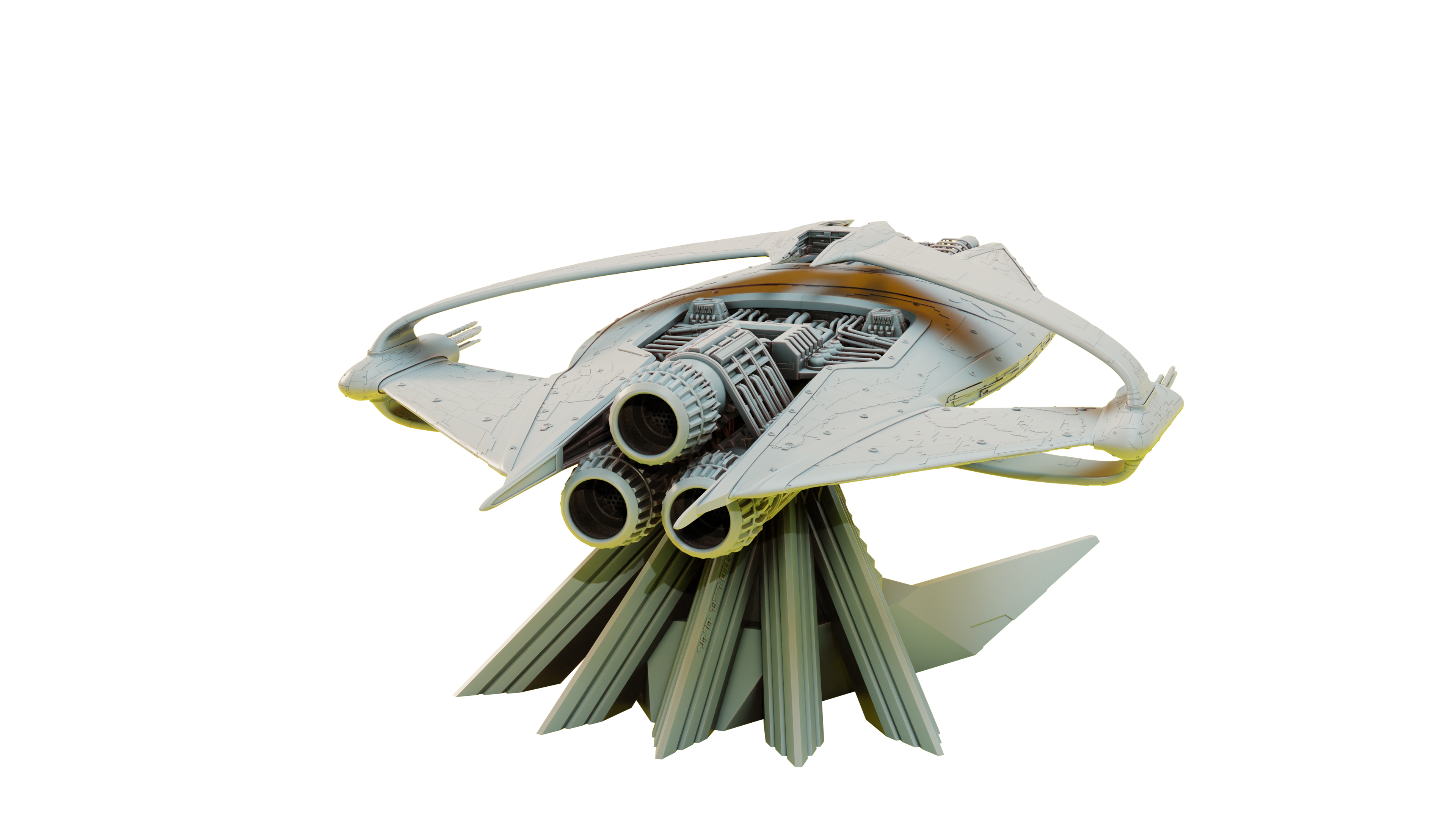 AM400001 Тяжелый крейсер Нарна 'Г'Кван' из вселенной 'Вавилон 5' Arma Models