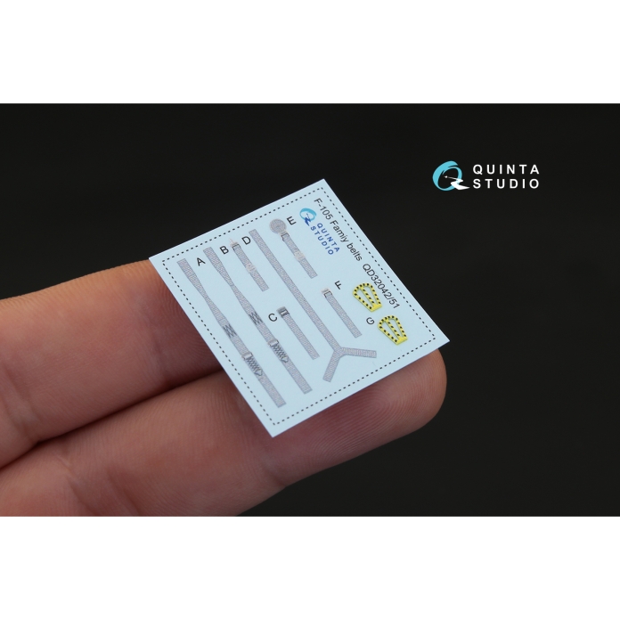 QD32051 3D Декаль интерьера кабины F-105D (для модели Trumpeter)