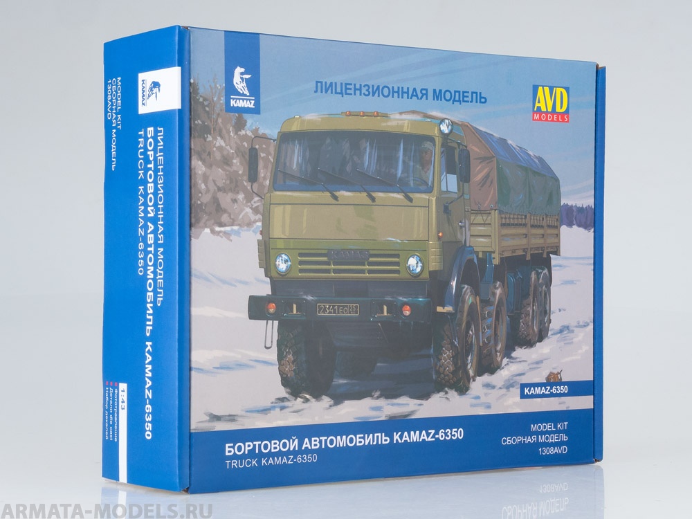 1307AVD КАМАЗ-53501 6x6 Мустанг AVD Models