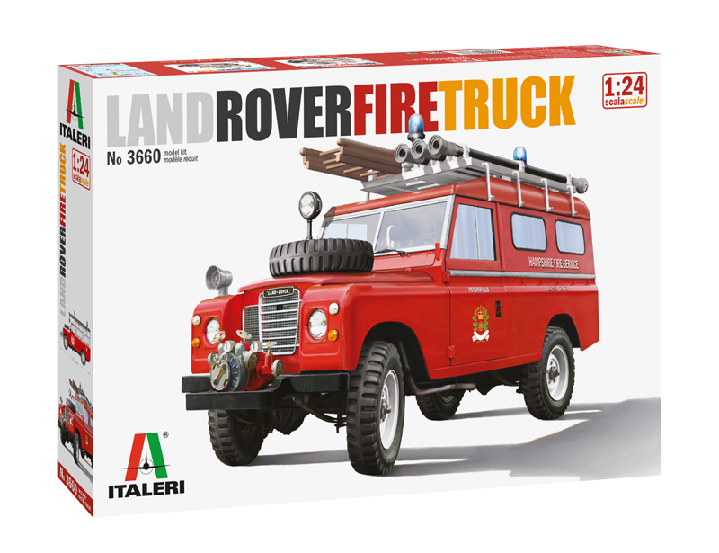 3660ИТ Автомобиль LAND ROVER FIRE TRUCK Italeri