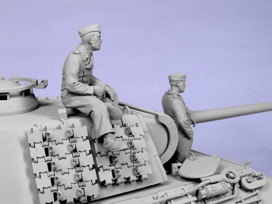 Т-35004 Немецкие танкисты, лето 1940-45 гг (2) Tank