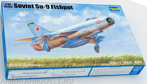 02896P Самолет СУ-9 (Fishpot) Trumpeter