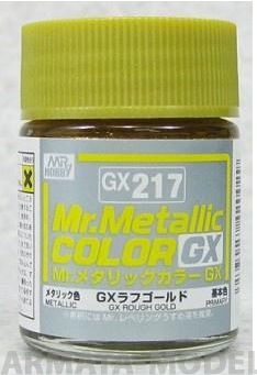 GX217  краска художественная т.м. MR.HOBBY 18мл  Rough Gold