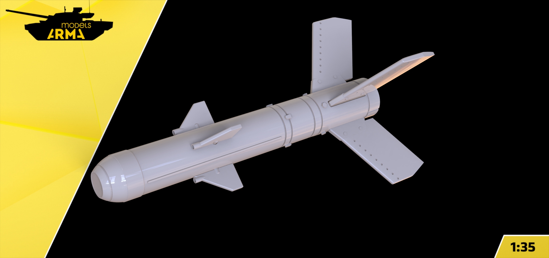 AM36000 Ракета 3М7 «Дракон» для ИТ-1 (Не для свободной продажи) Arma Models