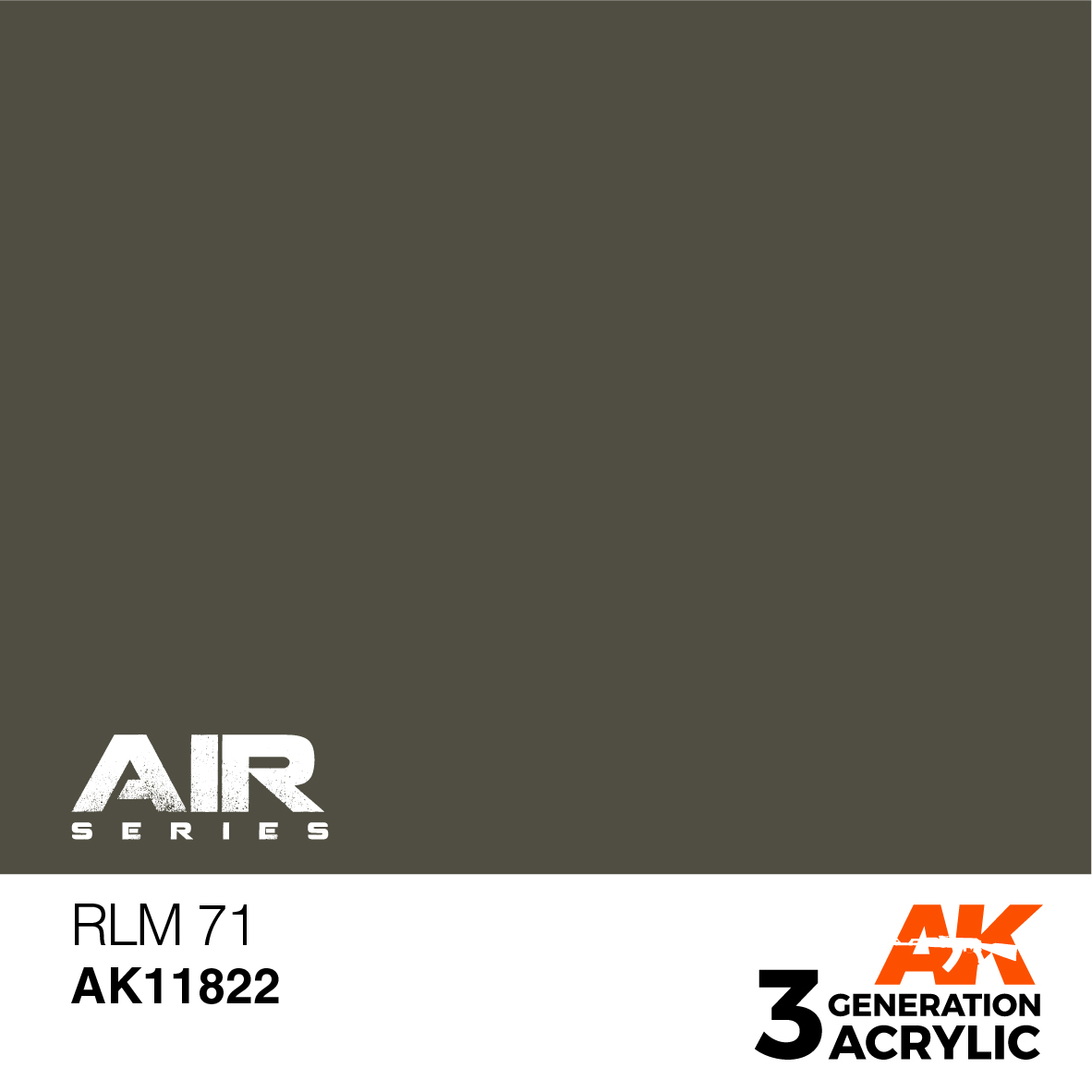 AK11822 Краска акриловая 3Gen RLM 71