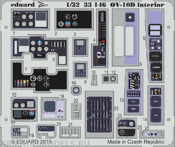33146ED  OV-10D Interior 1/32