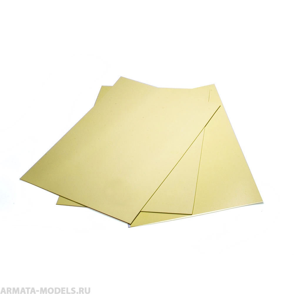 S-140 Поливинилхлорид (ПВХ) вспененный листовой, 1мм, 3 листа 19х29см (+/-5мм)