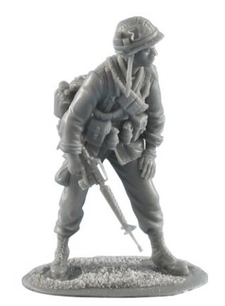 FL35042 US 25th Infantry Division Standing with M-16 First Legion