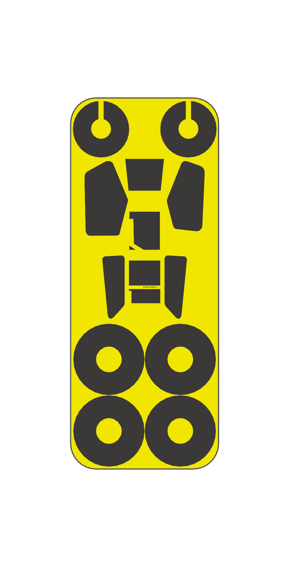 AM72112 Маска окрасочная для Ми-28 Звезда