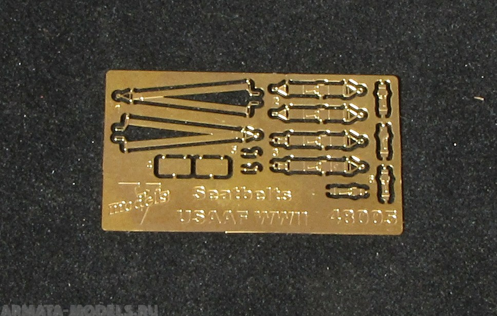 48005VM Фототравление Seatbelts USAAF WWII